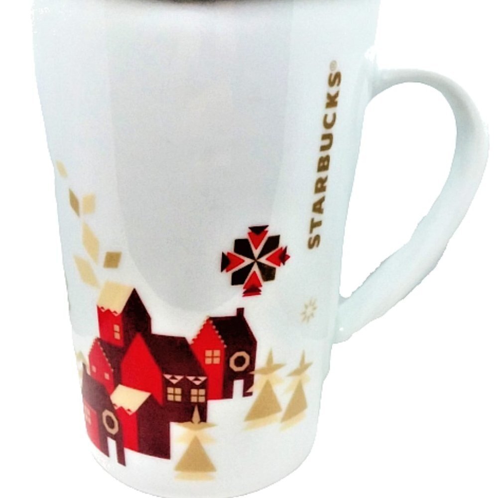 Starbucks 2013 Holiday Christmas Village Tall Mug